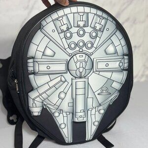 NEW w/tags Loungefly  3D Millennium Falcon Backpack Disney Parks Star Wars